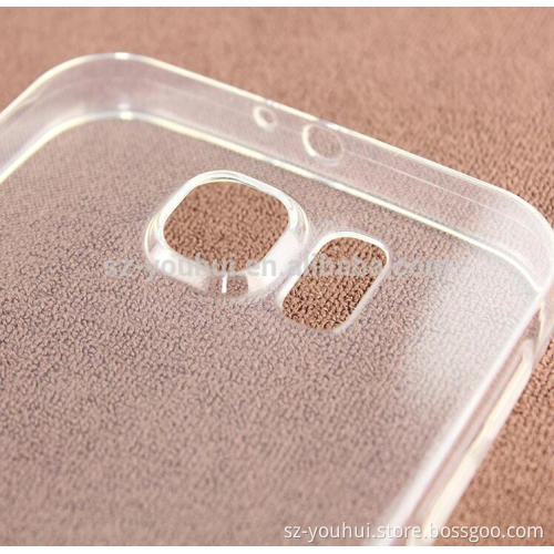 Factory Price Transparent Back Cover Clear TPU Case For Samsung Galaxy S7 Plus